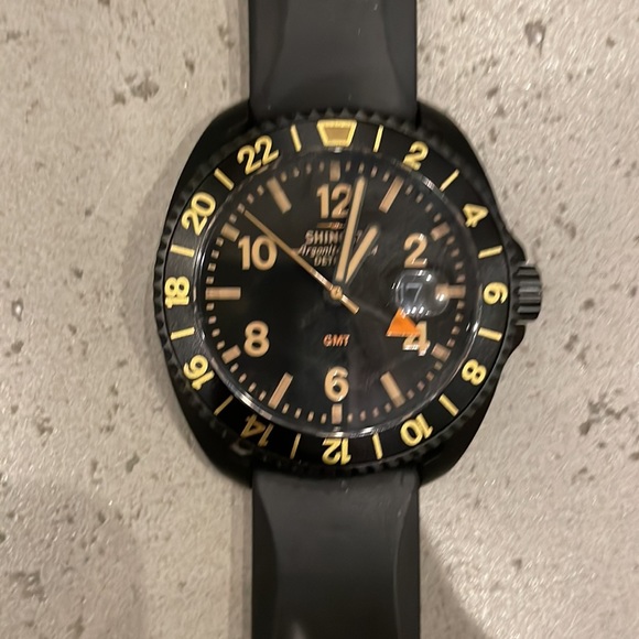 Men’s Shinola Watch, Black Face & Band - Picture 2 of 5